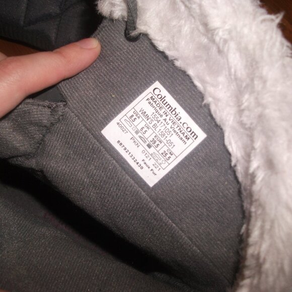 Columbia Ice Maiden II Snow Boot Size 8.5 Waterproof Like New - Picture 6 of 6